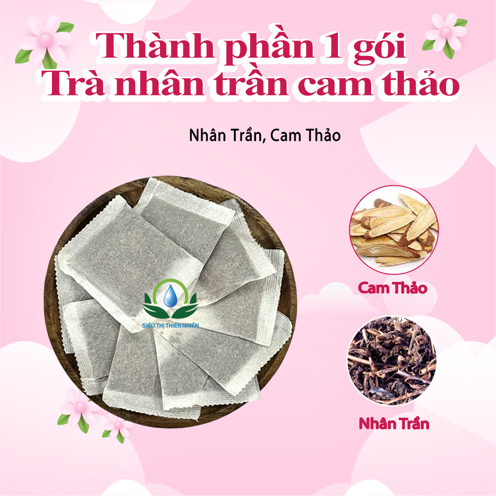 Trà Nhân Trần Cam Thảo Hộp 30 Túi Lọc