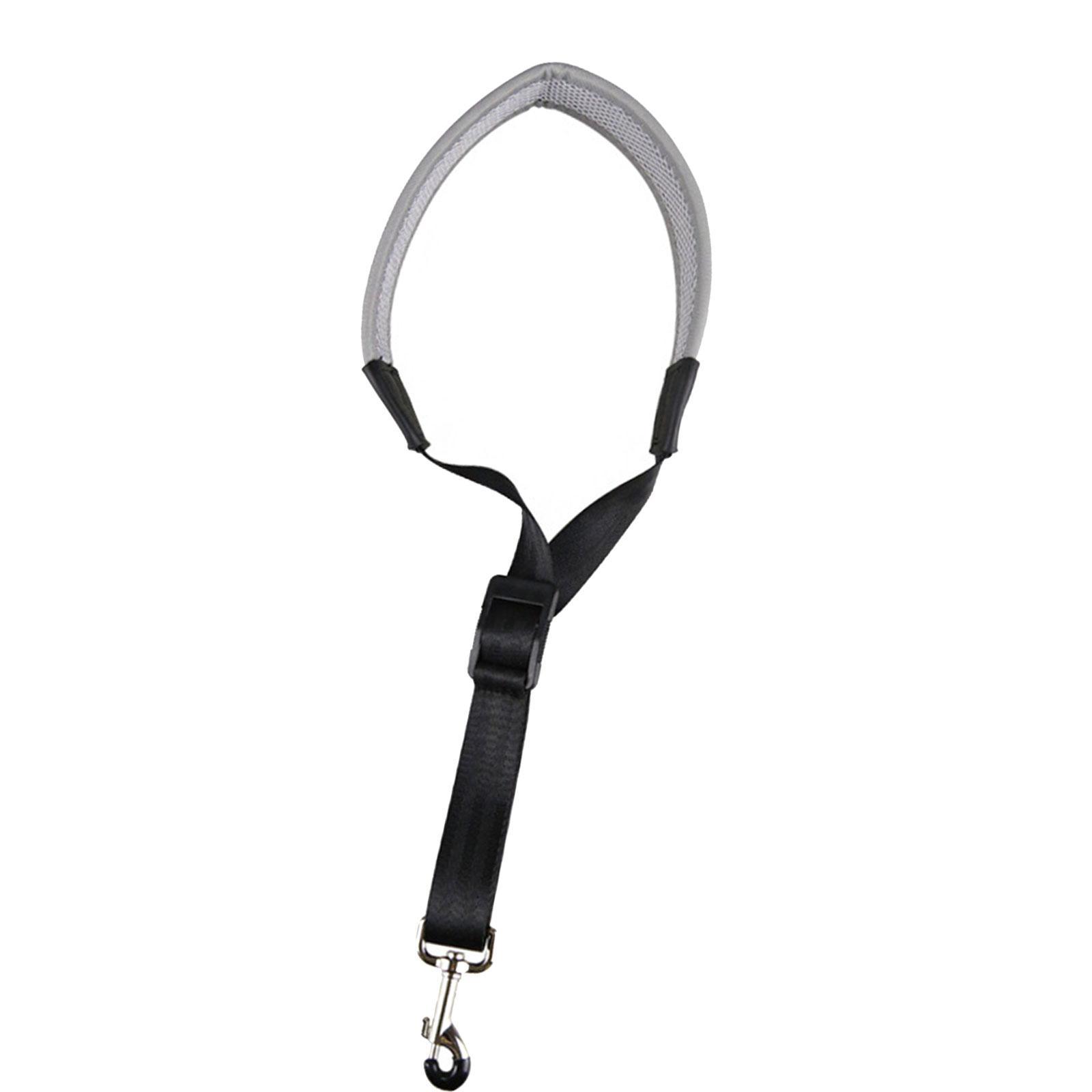 Saxophone Strap Sax Neck Strap Breathable Adjustable Neckband Soft Neck Pad Easily Disassemble with Buckle Universal Wind Instrument Strap