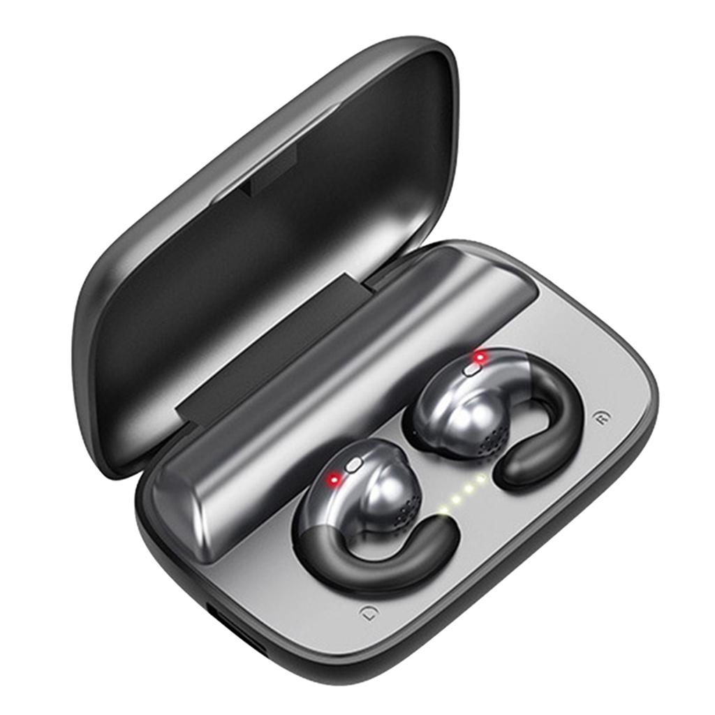 Bluetooth Earphone Earbuds Mini Wireless Headphones,Bone Conduction, Built-in Mic, True Wireless Bluetooth 5.0 in-Ear Headsets, 2000mA Charging Box