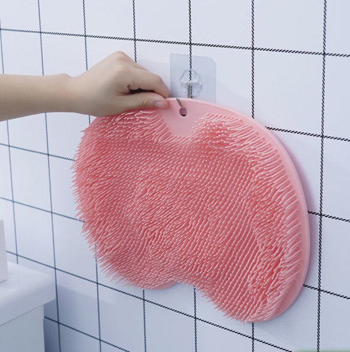 Tấm Silicon chà lưng massage lưng, massage chân
