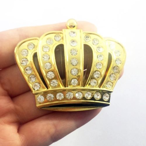 LOGO KIM LOẠI HÌNH VƯƠNG MIỆN 3D TRANG TRÍ DÁN XE Ô TÔ