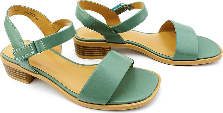 Giày Sandal Nữ PABNO PN13001, Quai Ngang Cao 3cm , Da Bền Đẹp, Giày Thời Trang Công Sở Chính Hãng, Sang Trọng