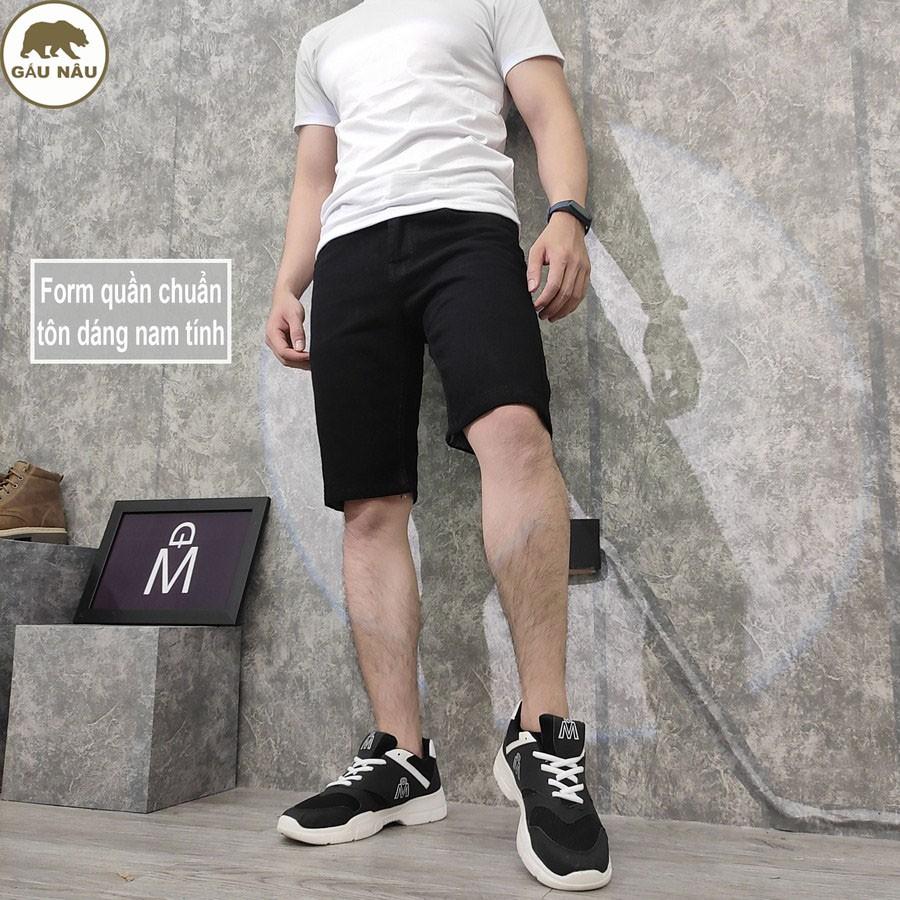 Quần short jean nam GN169 màu chuẩn đẹp Gấu Nâu