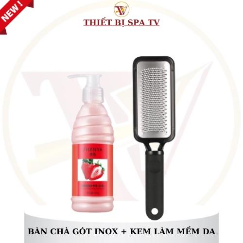 Bộ Sản Phẩm Bàn Chà Gót Chân &amp; Kem Làm Mềm Da