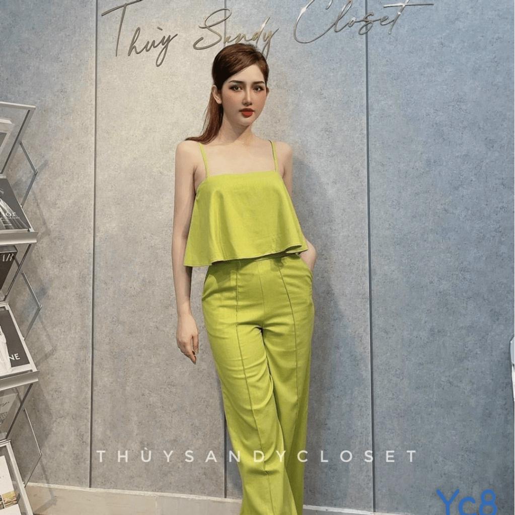 SÉT BỘ 2 DÂY PHỐI QUẦN SUÔNG CỰC XINH DX VALENTINNA