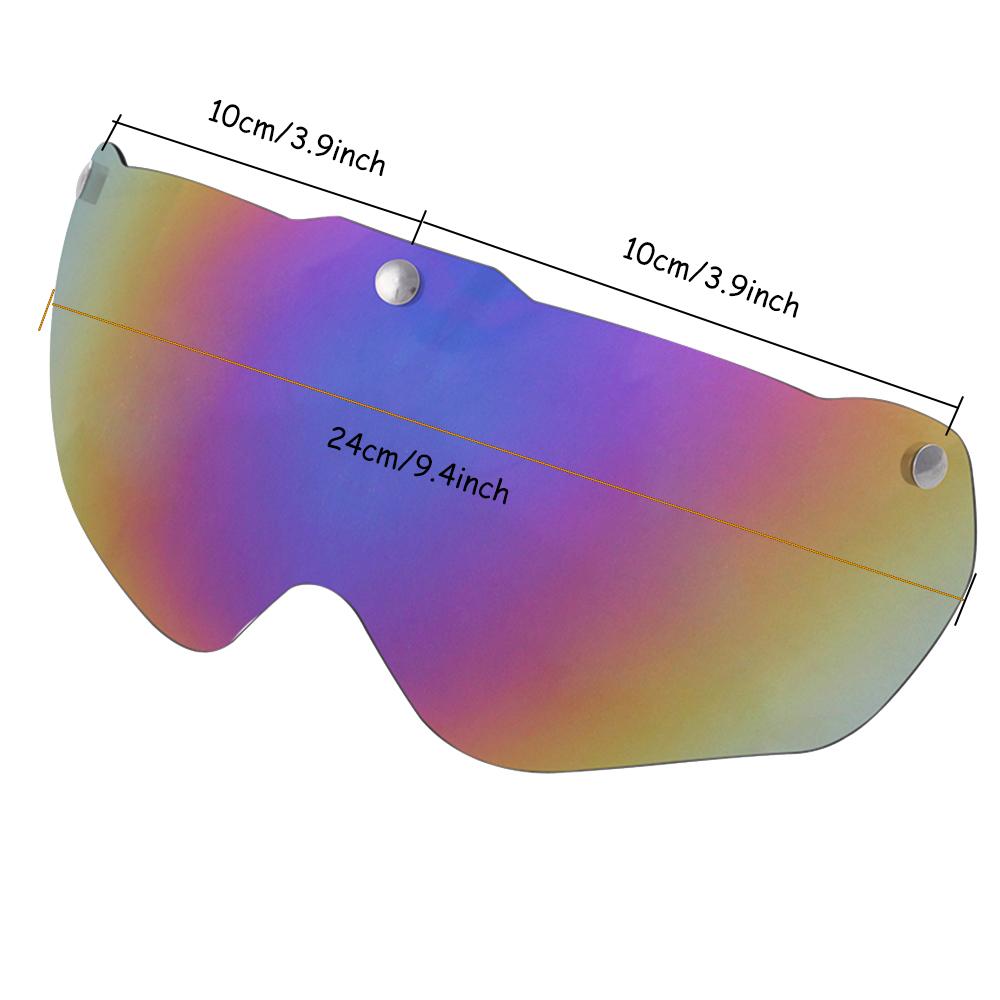 3x  Goggle Replacement Lens Bike Cycling Helmet Sun UV Block Resin Lens