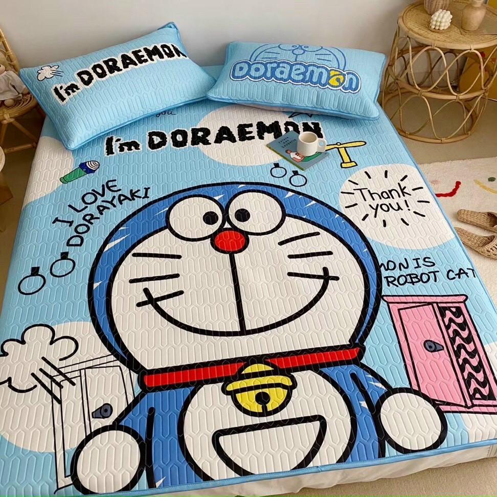 CHIẾU ĐIỀU HÒA CAO SU NON LATEX 5D MẪU ĐOREMON