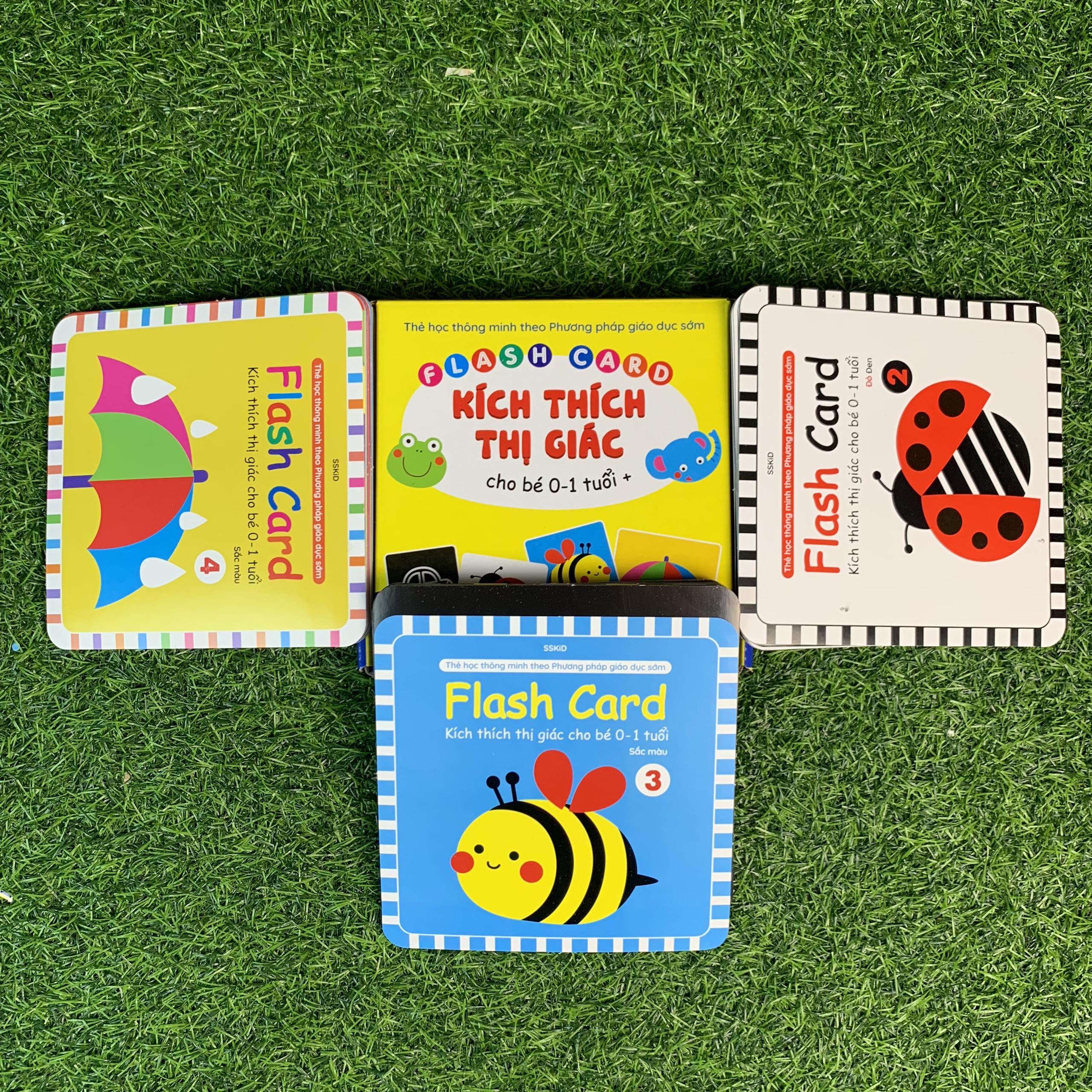 Bộ Thẻ Học Thông Minh Flashcard Kích Thích Thị Giác Cho Bé Từ 0-1 Tuổi Theo Phương Pháp Giáo Dục Sớm Montessori Glen Doman