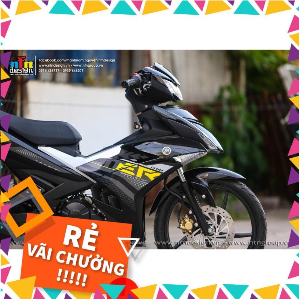 Tem Rời Exciter 150 Mẫu Zin 2021 Đen Xám Vàng