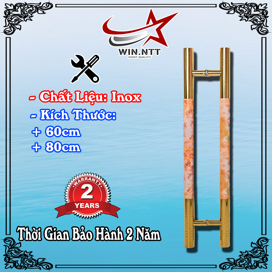 Tay Nắm Cửa Kính Cường Lực, Cửa Nhôm - Tay Nắm Giả Đá Cam