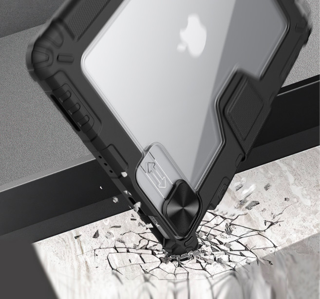Bao da cao cấp cho iPad Pro 11 hàng chính hãng Nillkin Bumper Leather có nắp bảo vệ camera