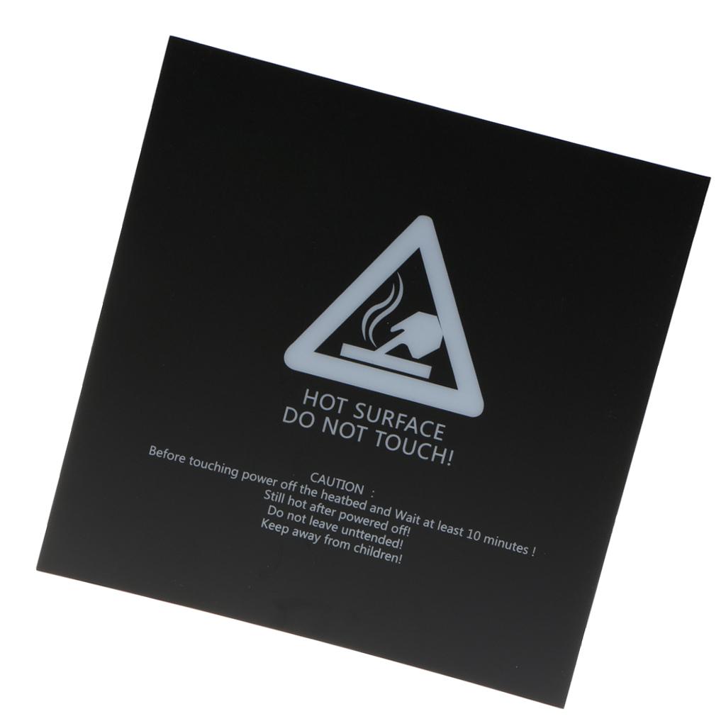 2x Reusable 3D Printer Heated Bed Build Surface Sticker 220x220mm 300x300mm