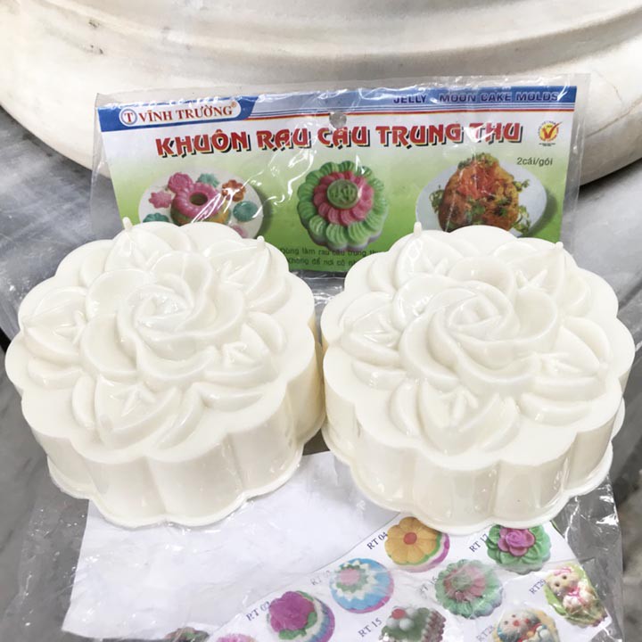 Set 2 Khuôn Trung Thu, Đổ Rau Câu , Cơm Xôi Cao Cấp