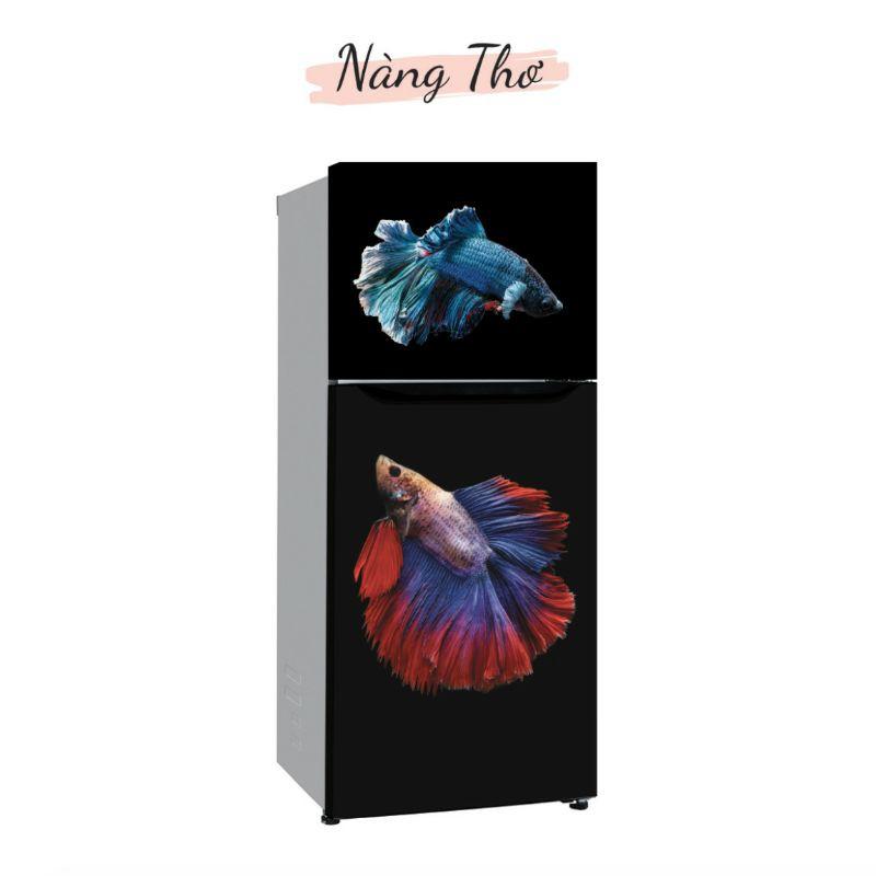 Decal dán tủ lạnh