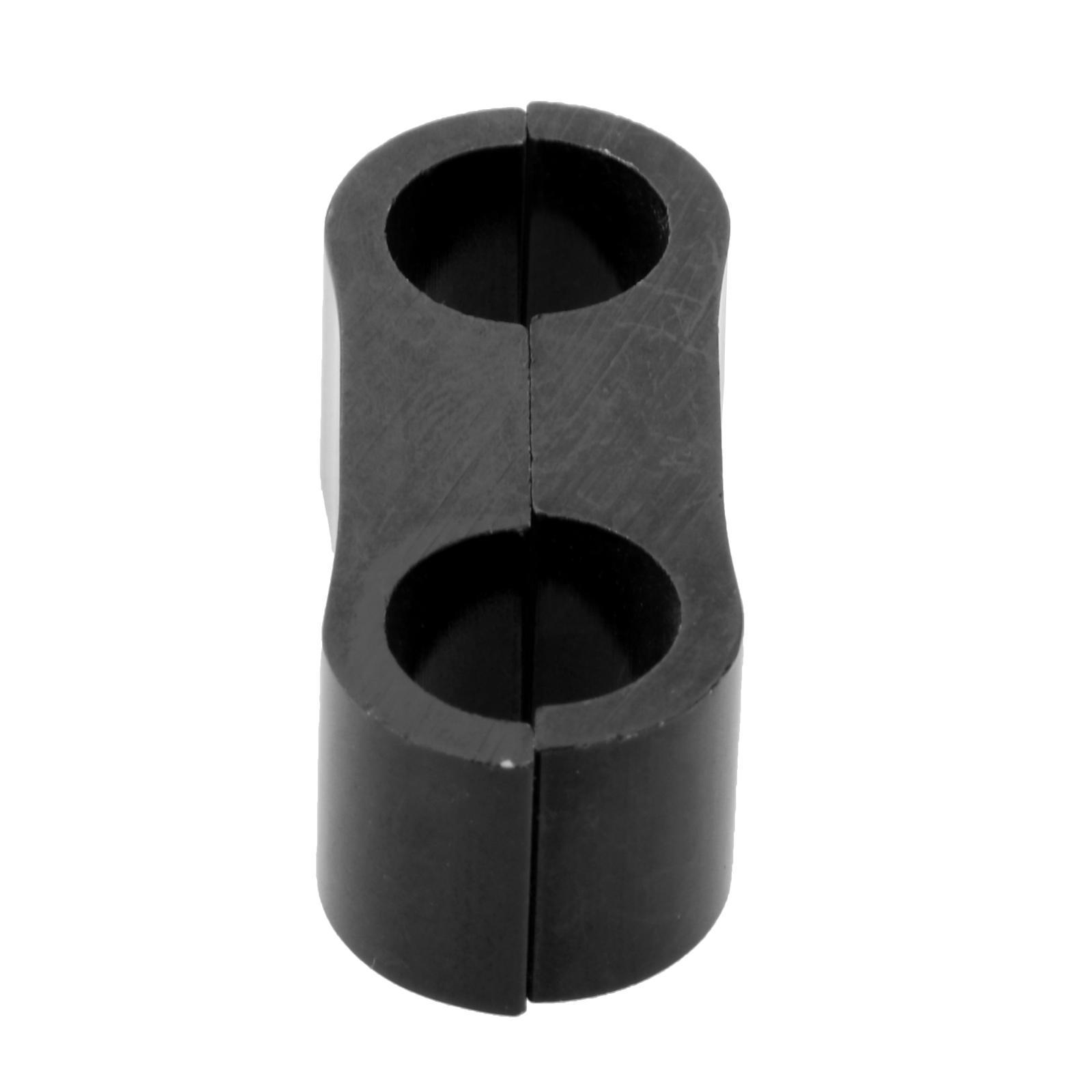 Car 2-Hole Fuel Hose Separator Clamp Oil Fuel Line Mounting Clamps Adapter AN4
