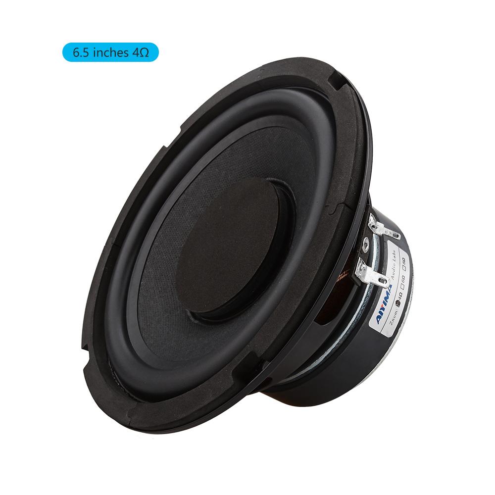 AIYIMA 1 Cái Loa Siêu Trầm 6.5 Inch 4 8 Ohm 80W Siêu Bass Loa Trầm Rạp Hát Tại Nhà Cho Giá Sách loa Máy Tính Color: 8 Ohm Subwoofer Woofer Size/Full-Range Size: 6.5"