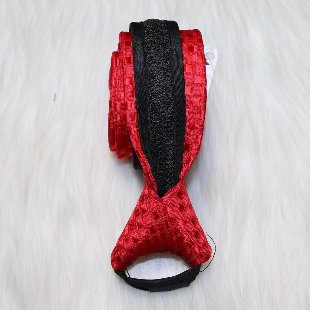 Cà vạt học sinh nam thắt sẵn KING caravat bản nhỏ 5cm dây kéo style hàn quốc C014
