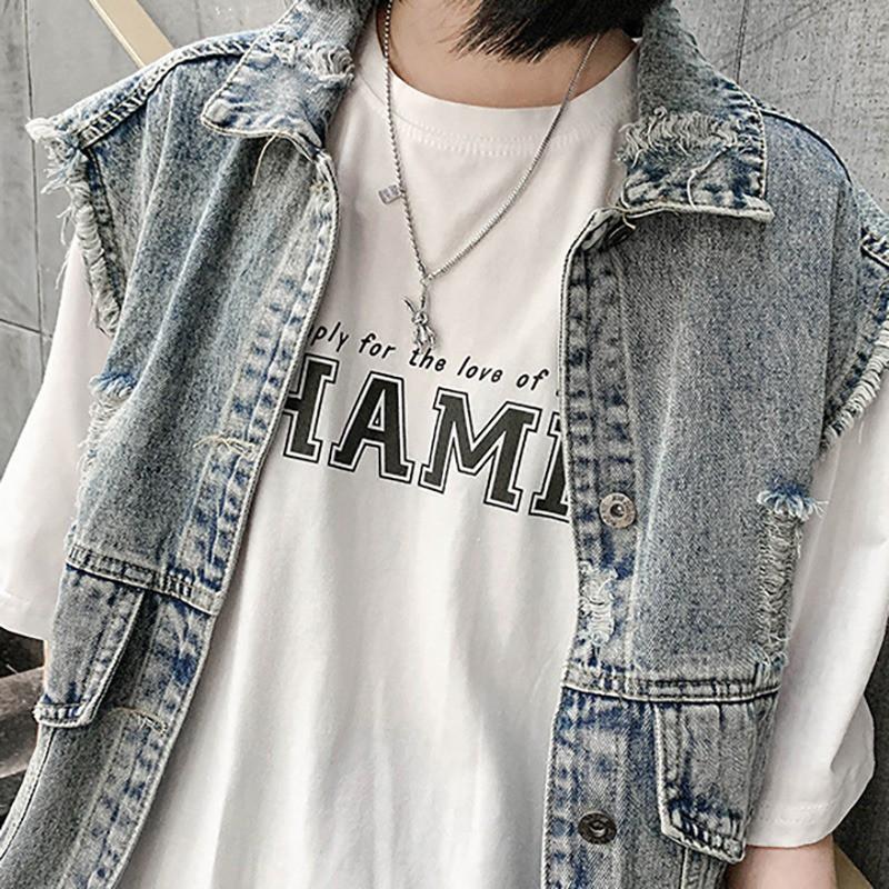 Dây Chuyền Kim Loại Mặt Hình Thỏ Đơn Giản Cho Nam Nữ