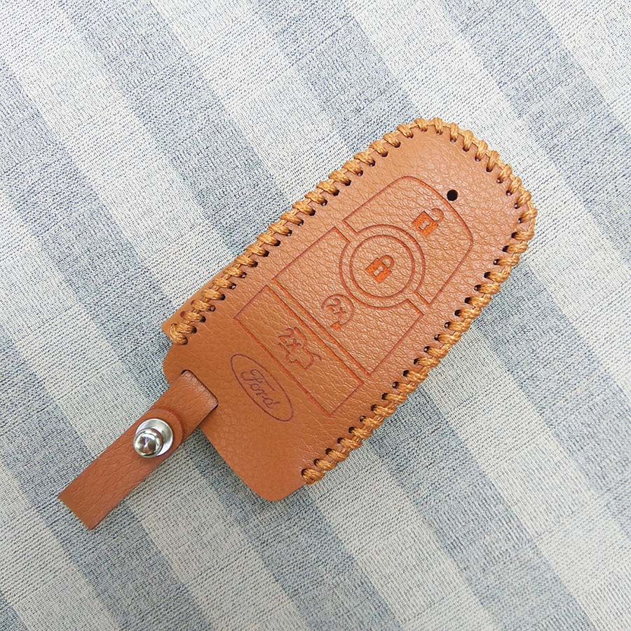 Bao da chìa khóa smartkey xe Ford Explorer 2019