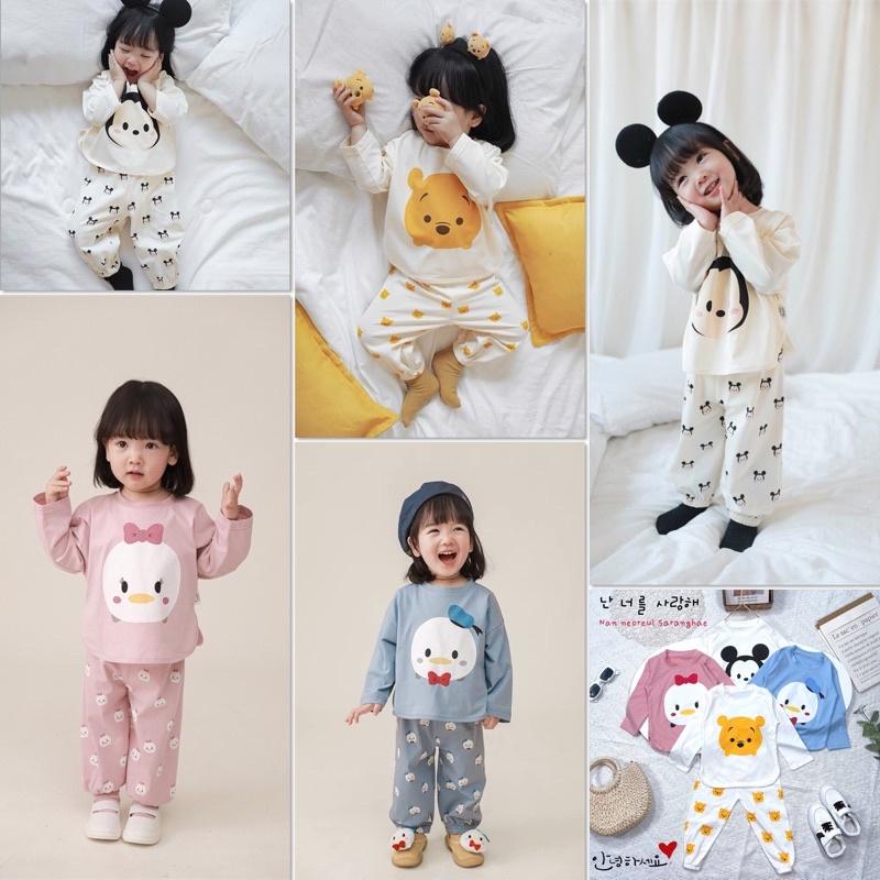 Set bộ bé trai gai hoạt hình chất liêu tici xịn sò phù hợp cho các bé size 7-17kg