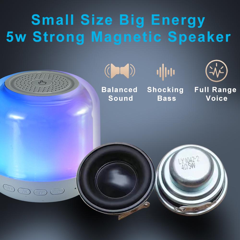 Máy nghe nhạc Bluetooth Smart Bluetooth Đèn chiếu sáng sereo di động đa chức năng Subwofer 15W màu sạc không dây nhanh: Z02S
