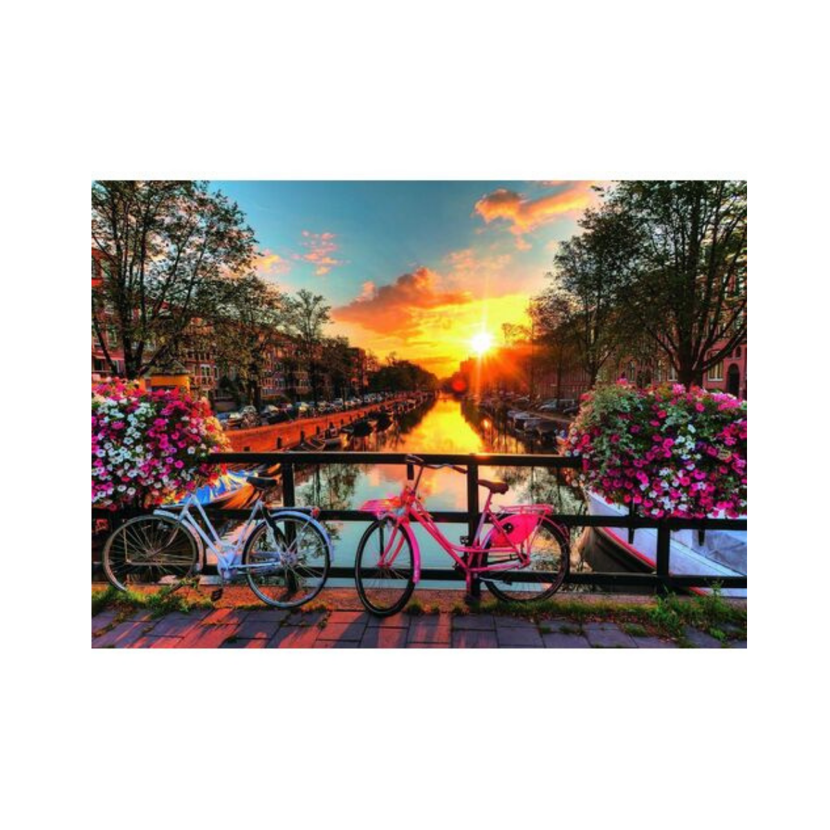 Xếp hình puzzle Bicycles in Amsterdam 1000 mảnh RAVENSBURGER 196067