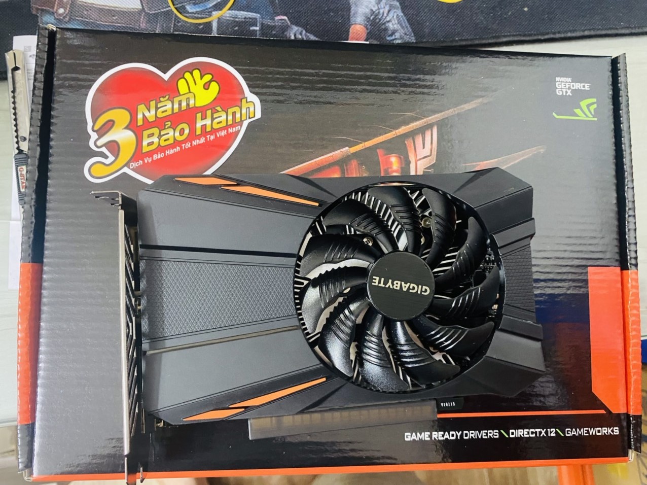 VGA (Cạc màn hình) GIGABYTE GTX 1050Ti 4GB/D5/1FAN - HÀNG CHÍNH HÃNG