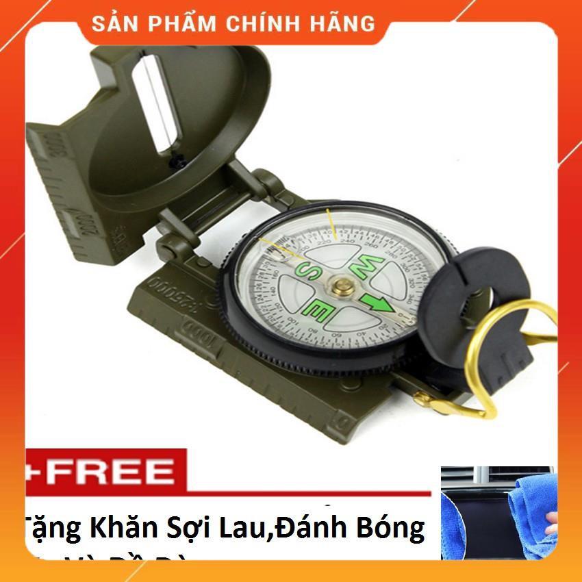 La bàn phong thủy kỹ thuật xây dựng và dã ngoại 206054 + Tặng 1 Khăn lau đa năng