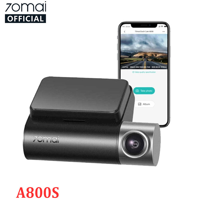 Camera Hành Trình Trước Ô Tô Xiaomi 70mai A800S - Phiên Bản Quốc Tế - HÀNG NHẬP KHẨU