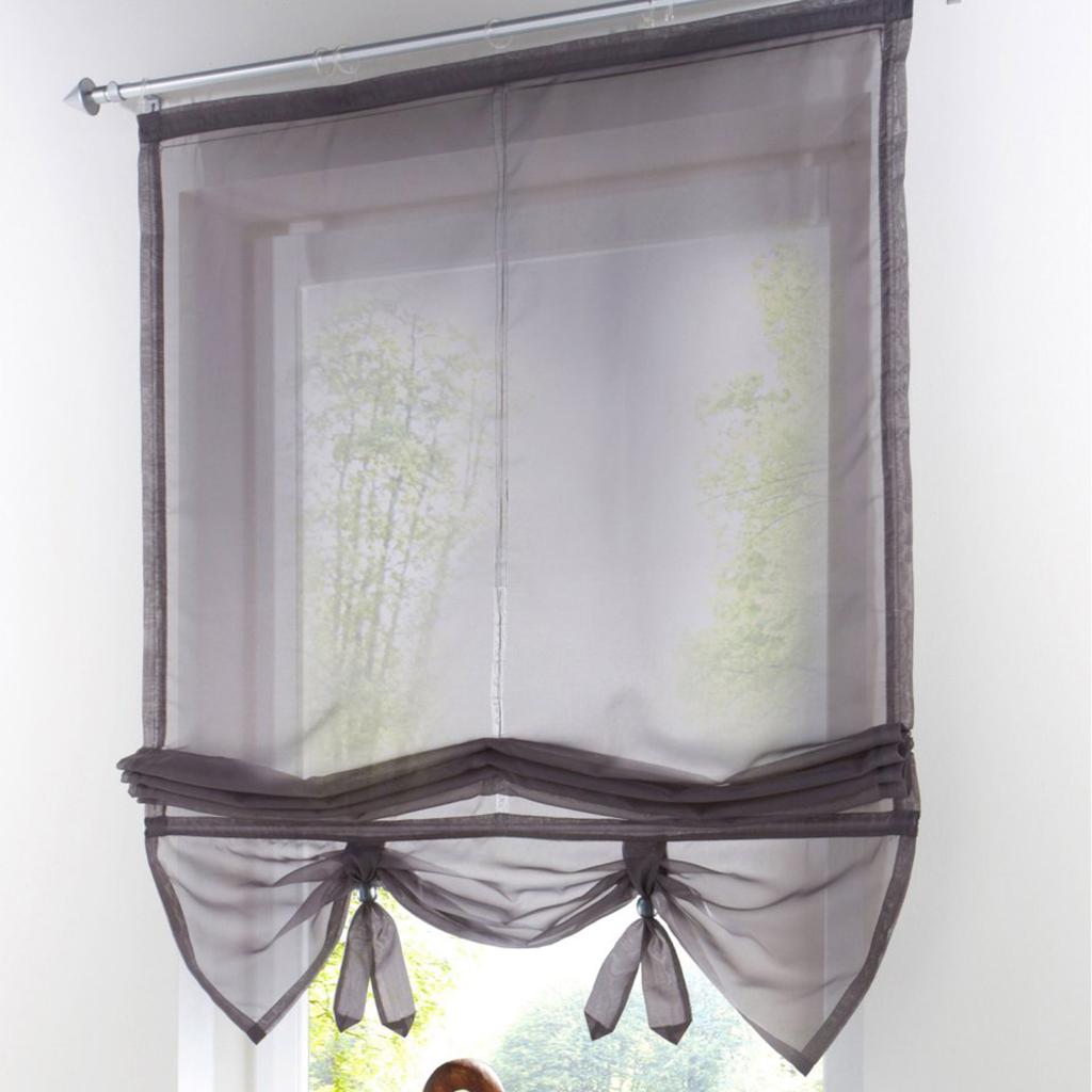 Roman Curtain, Tie Up Shade, Rod Pocket Window Valances