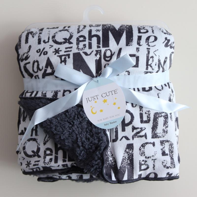 Chăn Cho Bé Mới Làm Dày 2 Lớp Nỉ Mặc Trẻ Sơ Sinh Đầm Bebe Bao Bọc Cú In Hình Bé Sơ Sinh Gối