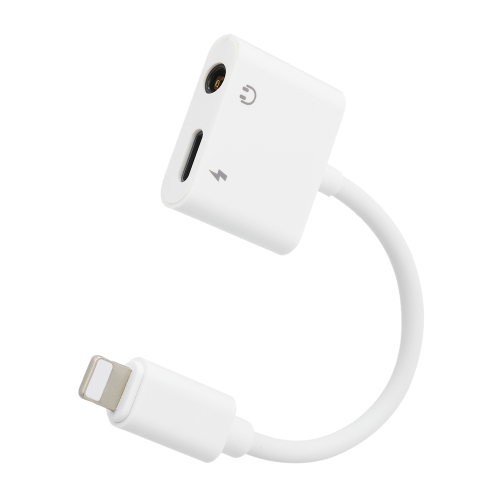 Bộ Chuyển Đổi Âm Thanh Sạc & Bộ Chuyển Đổi Tai Nghe AUX 3.5mm Cho IPhone X 8 8plus 7 7plus 6 6s Plus