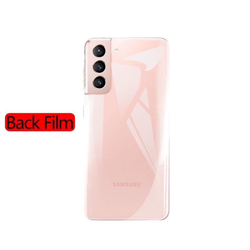 Miếng dán bảo vệ màn hình mặt trước + mặt lưng + camera dành cho Galaxy S22 Ultra, S22 Plus, S22, S21 FE, S21, S21 Plus, S21 Ultra