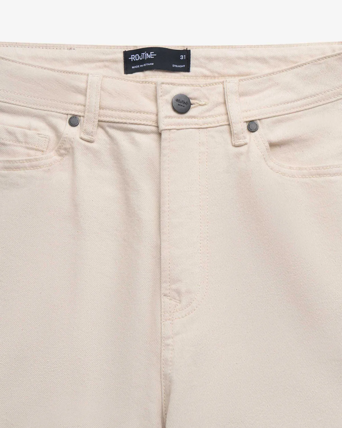 Quần jeans nam form Straight cropped - ROUTINE 10F24DPA005 | LASTORE MENSWEAR