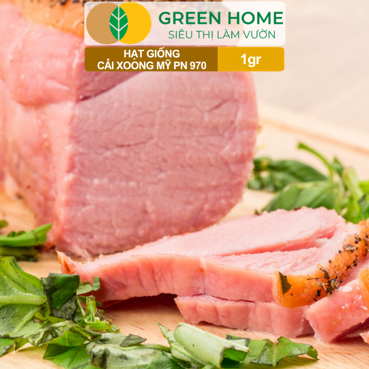 Hạt Giống Rau Xà Lách Xoong GreenHome, Gói 1gr, Dễ Trồng, Nảy Mầm Cao, Thu Hoạch Nhanh R01