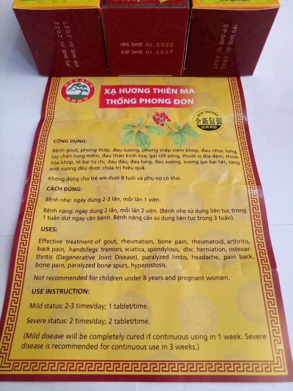 Xạ Hương Thiên Ma Thống Phong Đơn Malaysia 30v