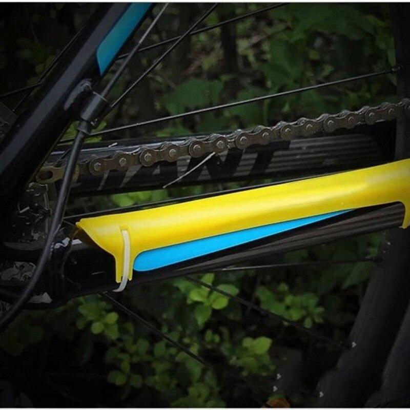 1PCS Colorful ABS Plastic Bicycle Chain Guard Protector Cycling Bike Frame Protector Cycling Chainstay Rear Fork Guard