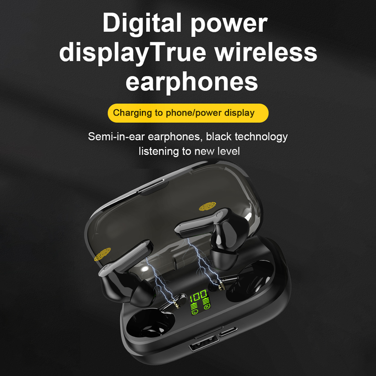 Tai Nghe Không Dây Xt-01 Bluetooth 5.0 + Điều Khiển Cảm Ứng EDR TWS Và Hộp Sạc 2200mah