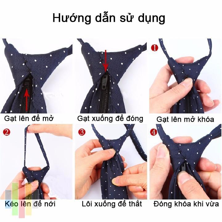 COM BO bao gồm 1 Cà Vạt và 1 Kẹp Cà Vạt