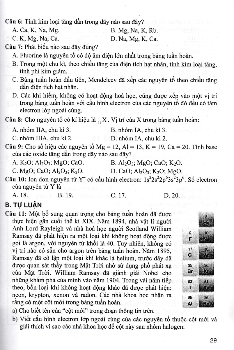 Sách tham khảo- Tuyển Tập Đề Kiểm Tra Môn Hóa Học 10 (Biên Soạn Theo Chương Trình GDPT Mới)_HA