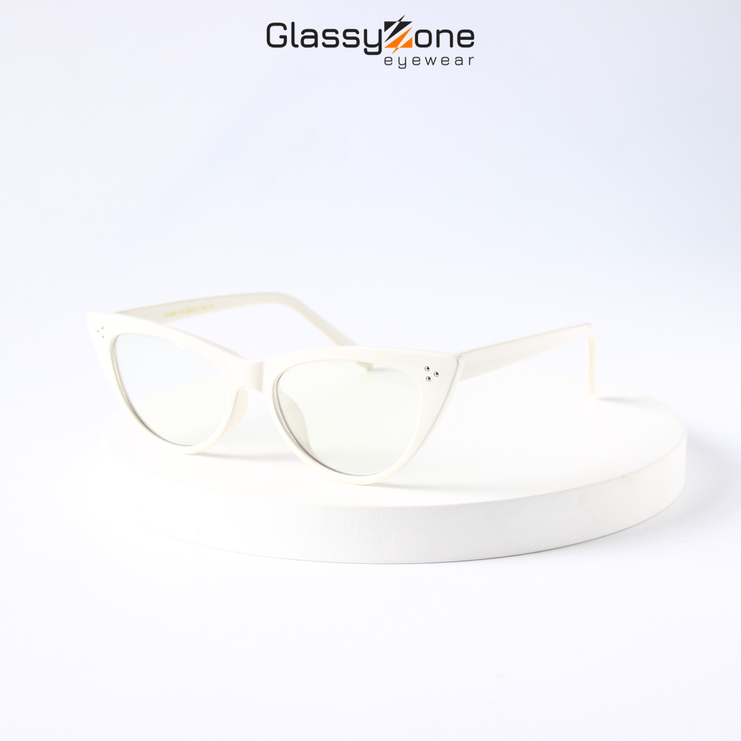 Gọng kính cận, Mắt kính giả cận nhựa Form mắt mèo thời trang Nữ Dinah - GlassyZone