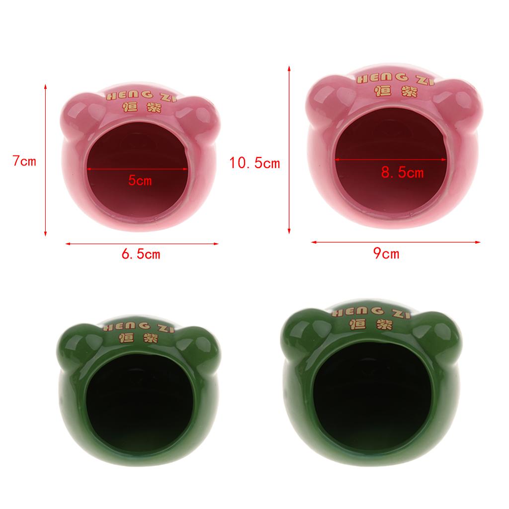 Ceramic Hamster Bird Squirrel Summer Cooling Bed Pet Toy House Nest