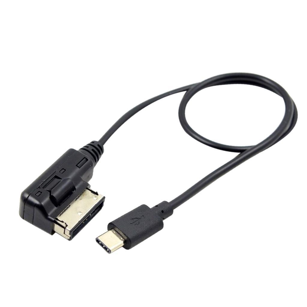 2Packs USB-C USB 3.1 Type-C Charger Cable AMI Cord Fit Car VW AUDI A3 A4 A5