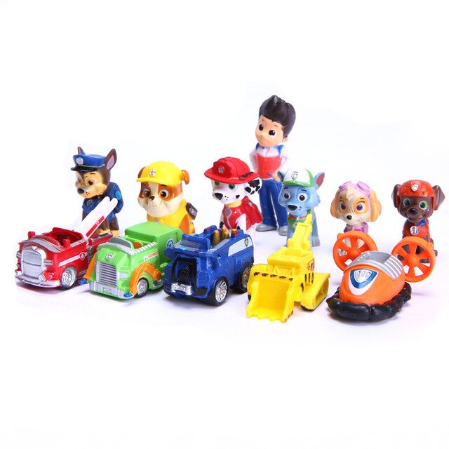 Bộ 12 Mô Hình Những Chú Chó Cứu Hộ Paw Patrol - Mẫu 02