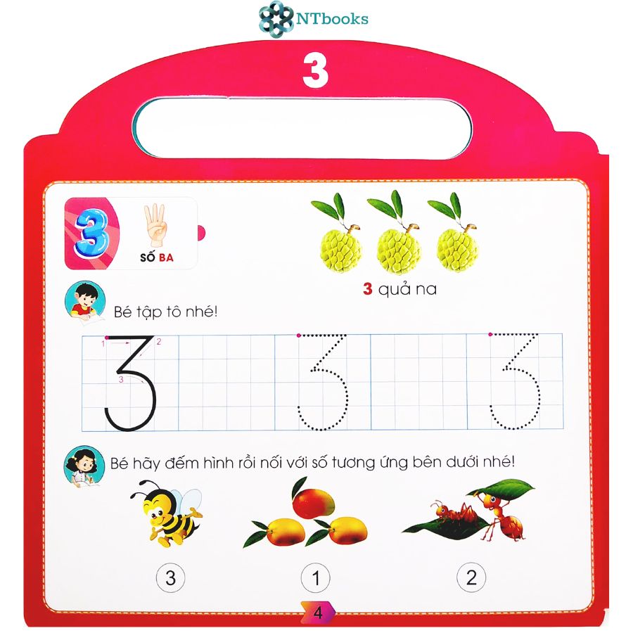 Sách Chuẩn Bị Cho Bé Tới Trường - Chữ Số