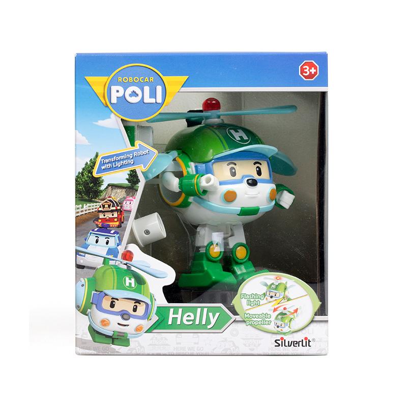 Đồ Chơi Robot Biến Hình Máy Bay Cứu Hộ Helly Có Chạy Trớn &amp; Ánh Sáng ROBOCAR POLI 83096