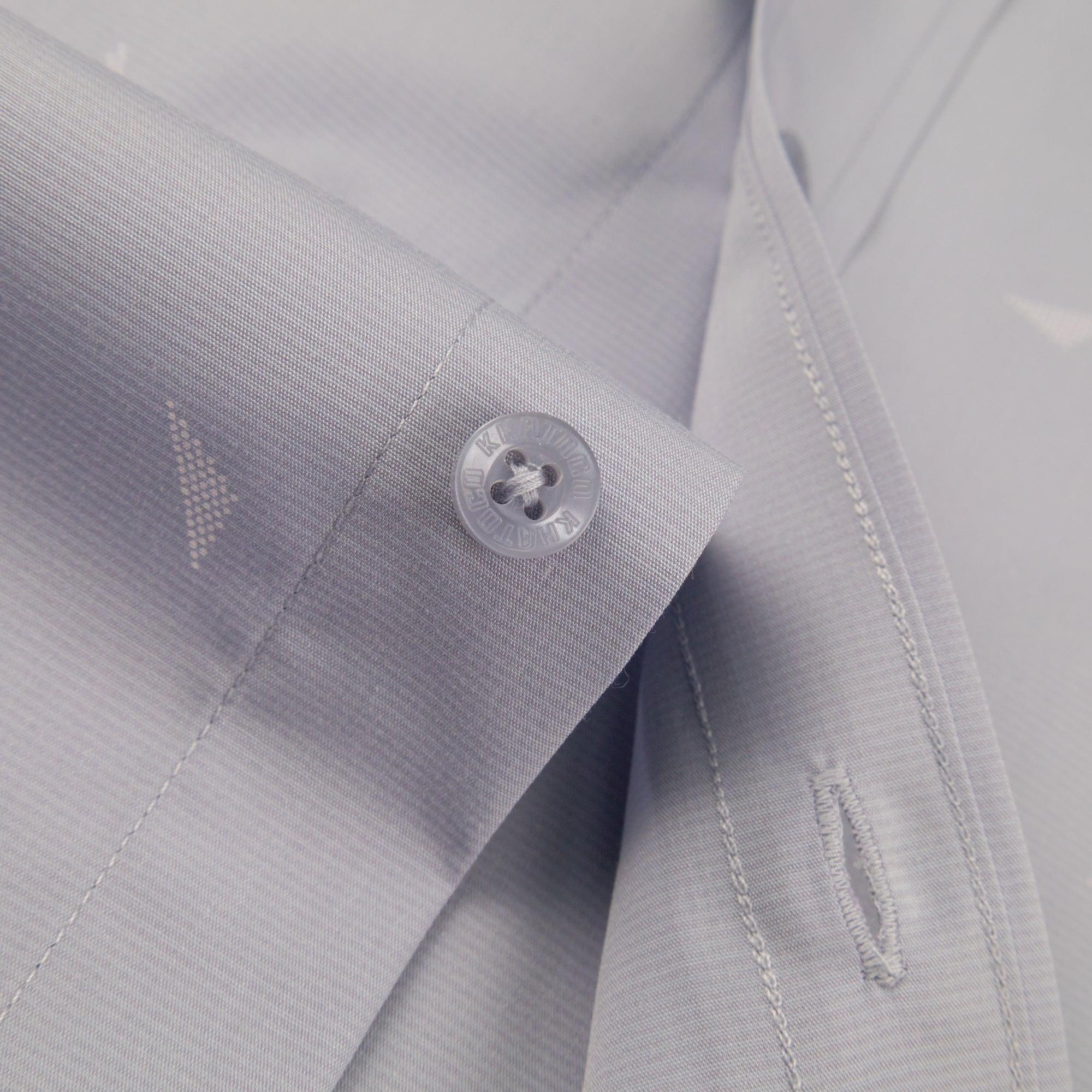 Áo sơ mi nam KHATOCO Tailor Fit ngắn tay A1MN498T2-CNIN772-2704-N