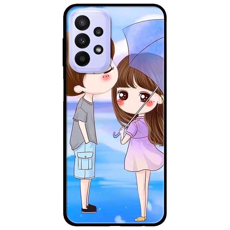 Ốp lưng dành cho Samsung A23 4G - A53 5G - A73 mẫu Anime Cặp Đôi Xanh
