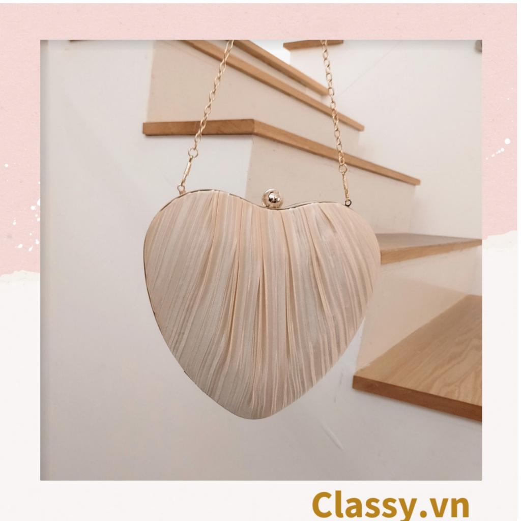 Túi dự tiệc  Classy trái tim sang chảnh, tiểu thư T266