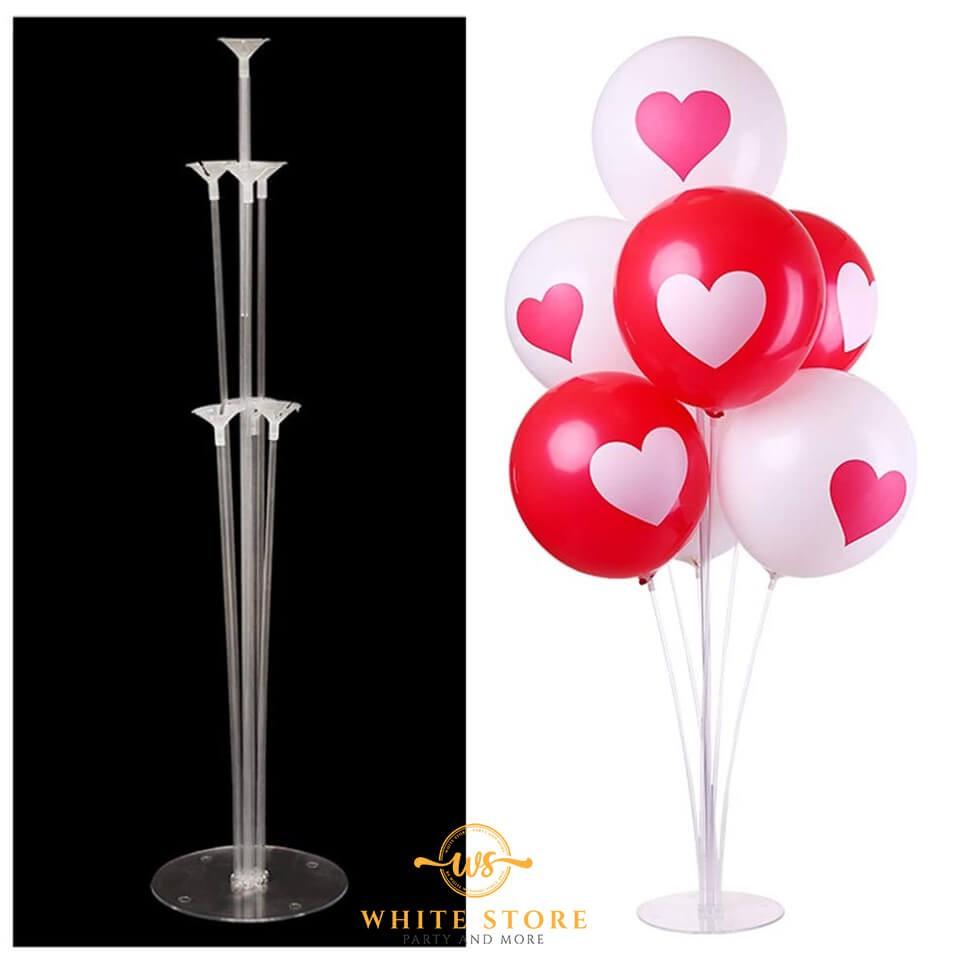 Sét Bong Bóng Trang Trí Sinh Nhật QB115 Tone Vàng Tặng Kèm Trụ Bóng